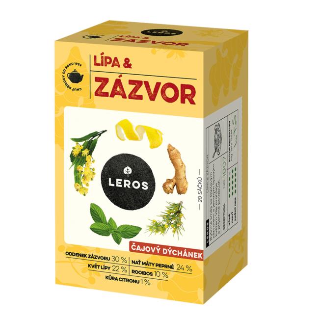 LEROS Kräutertee Teemoment Linde & Ingwer HB 20 x 2 g