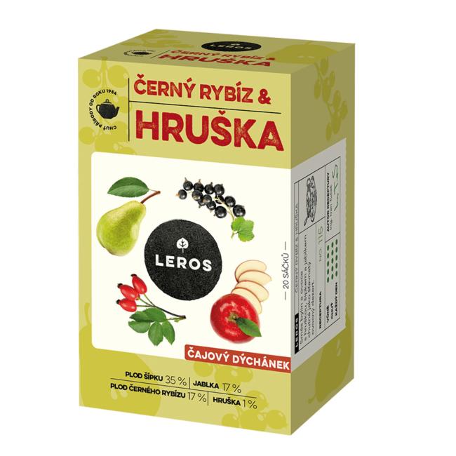 LEROS Früchtetee Tee Moment Schwarze Johannisbeere & Birne HB 20 x 2,5 g
