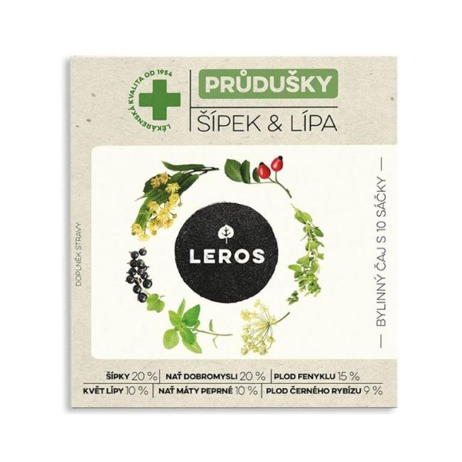 LEROS Kräutertee Natur Immunität Vitamin C Hagebutte & Linde HB 10 x 1,5 g