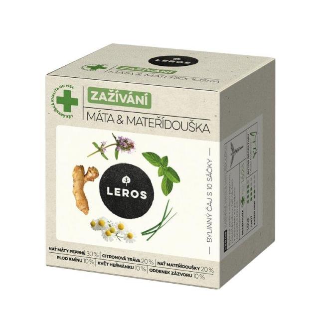 [PT105023] LEROS Kräutertee Natur Immunität Verdauung, Minze & Wermut Schluck HB 10 x 1,5 g