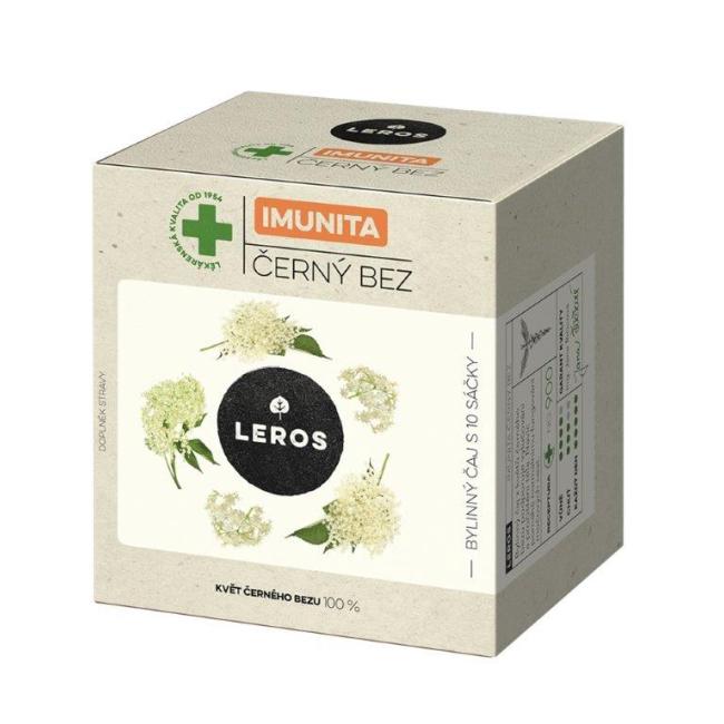LEROS Kräutertee Natur Immunity Schwarzer Holunder HB 10 x 1 g