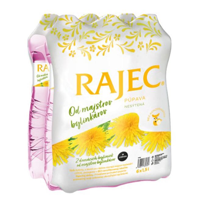 Rajec Quellwasser mit Löwenzahngeschmack, kohlensäurefrei, 6 x 1,5 l