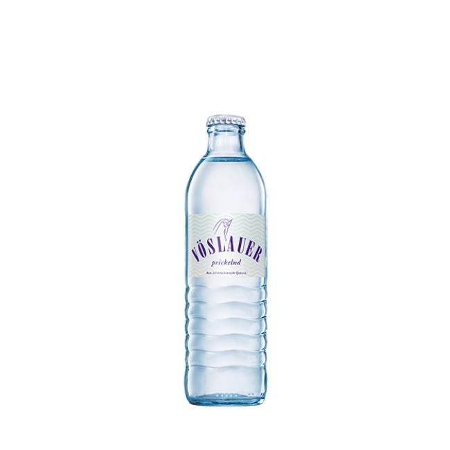 [PT121498] Vöslauer kohlensäurehaltiges Mineralwasser 24 x 0,33 l Mehrweggläser