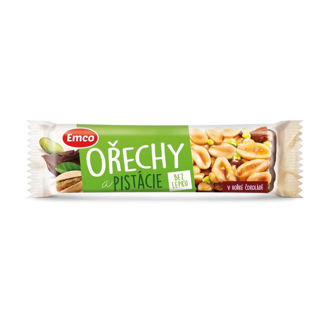 Emco glutenfreier Riegel 35 g Nüsse und Pistazien