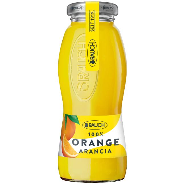 RAUCH Orangensaft 100% 24 x 0,2 l Einwegglas
