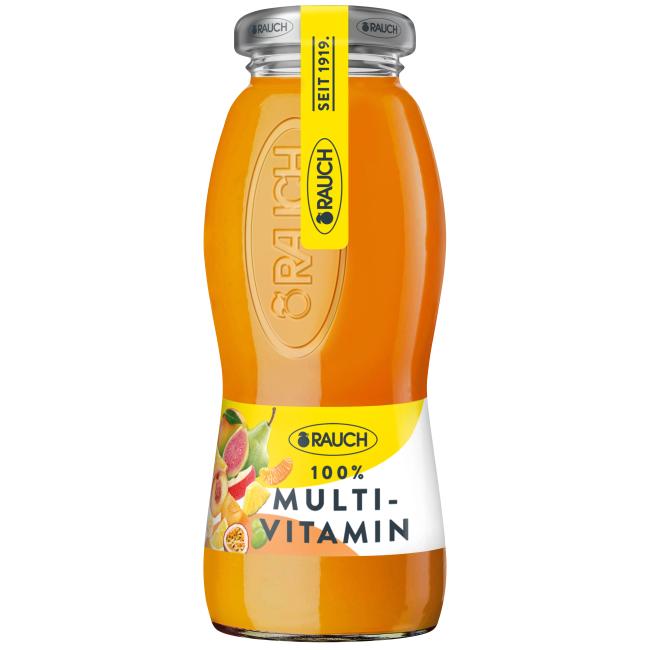 RAUCH Saft Multivitamin 100% 24 x 0,2 l RÜCKGABEGLAS