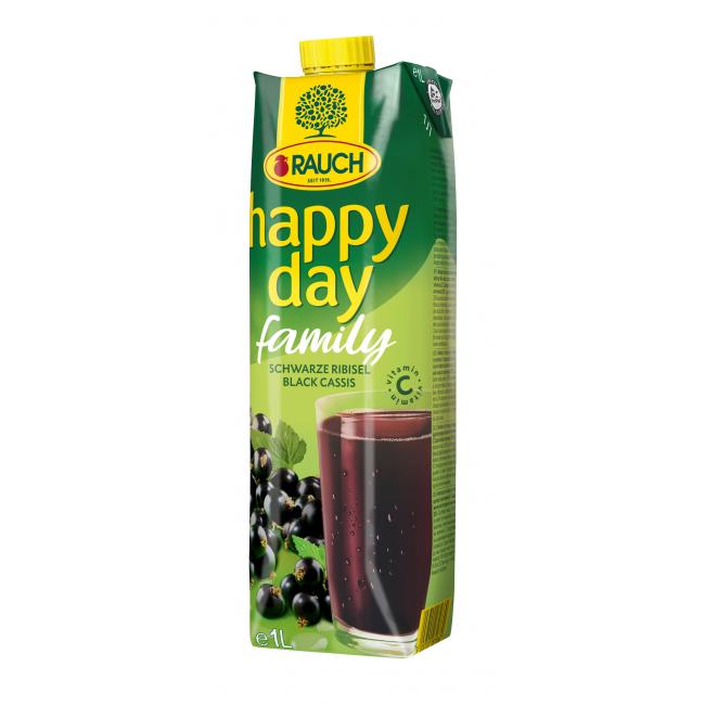 [PT300540] Happy Day Family Schwarze Johannisbeere Saft 25% 1 l