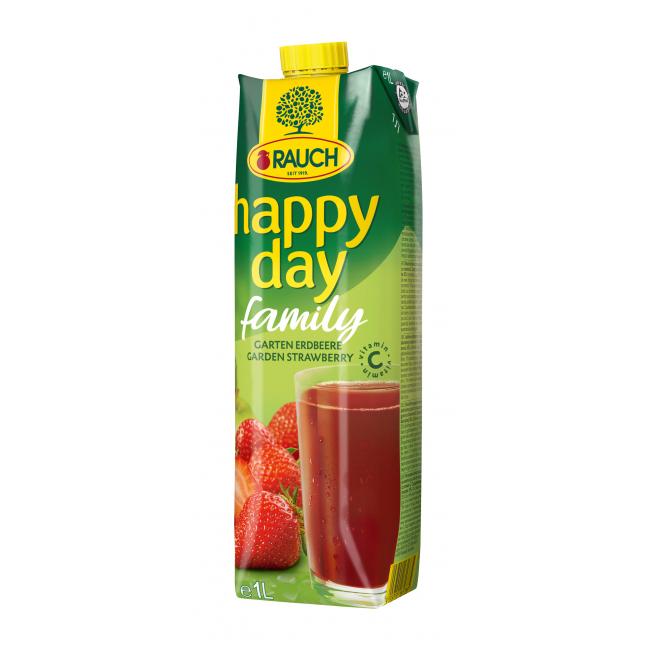 Happy Day Familien-Erdbeersaft 50% 1 l