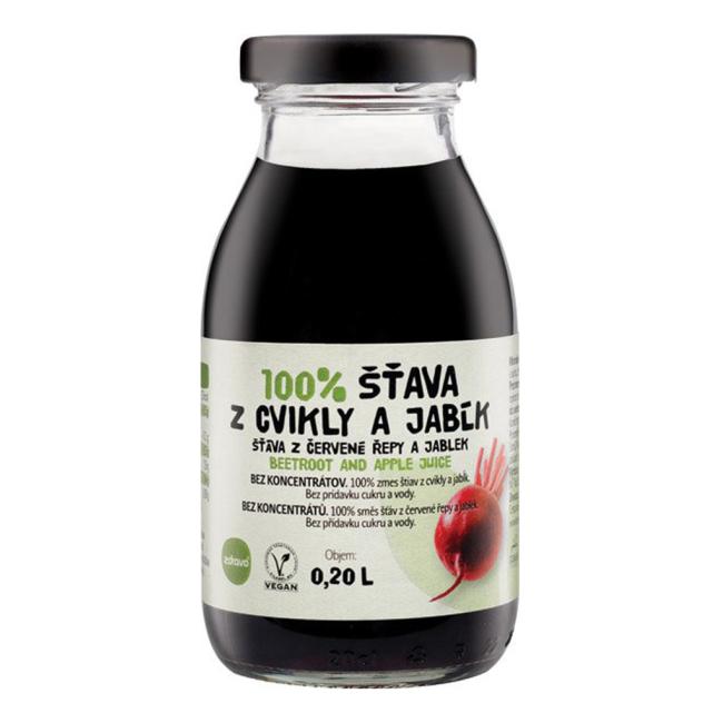 ZDRAVO Saft 100% Rote Bete-Apfel 10 x 0,2 l Einwegglas