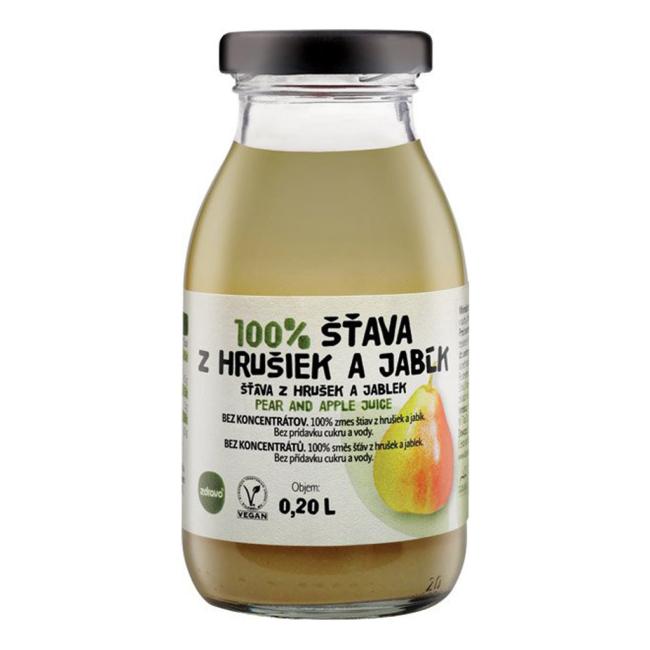 ZDRAVO Saft 100% Birne-Apfel 10 x 0,2 l RÜCKGABEGLAS