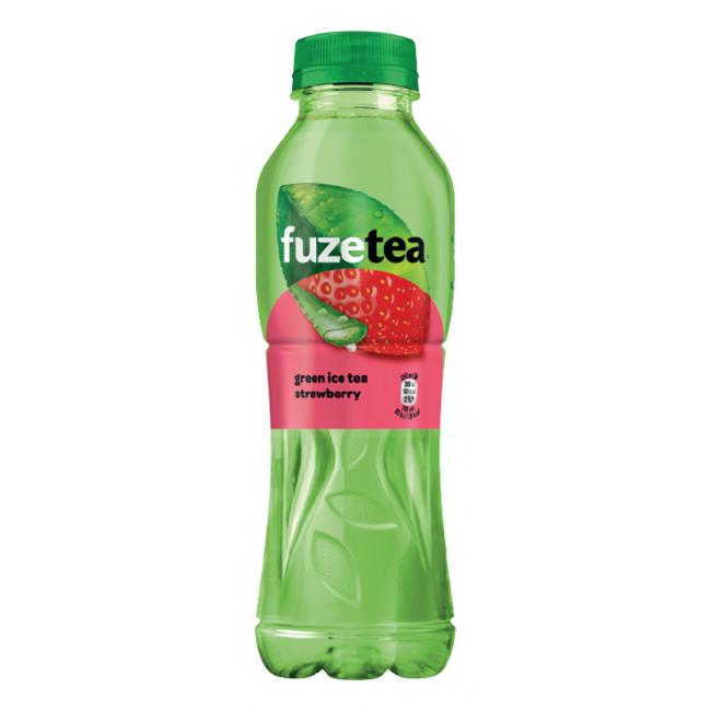 [PT320125] Grüner Eistee FUZETEA Aloe Vera und Erdbeere 12 x 0,5 l