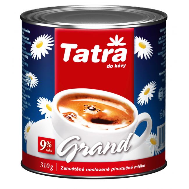 Tatra Grand Kondensmilch, ungesüßt, Vollfett, 9 % Fett, 310 g