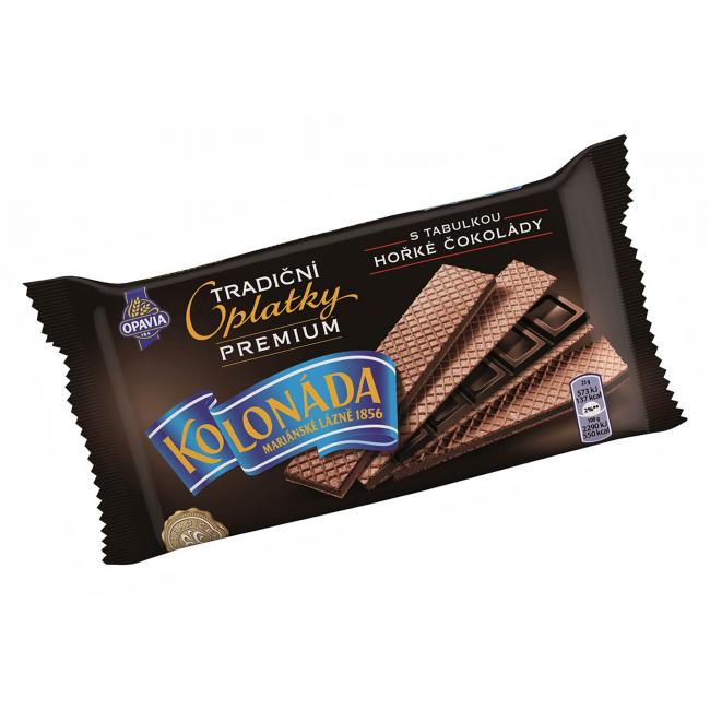 Kolonáda Premium Waffeln - dunkle Schokolade 92 g