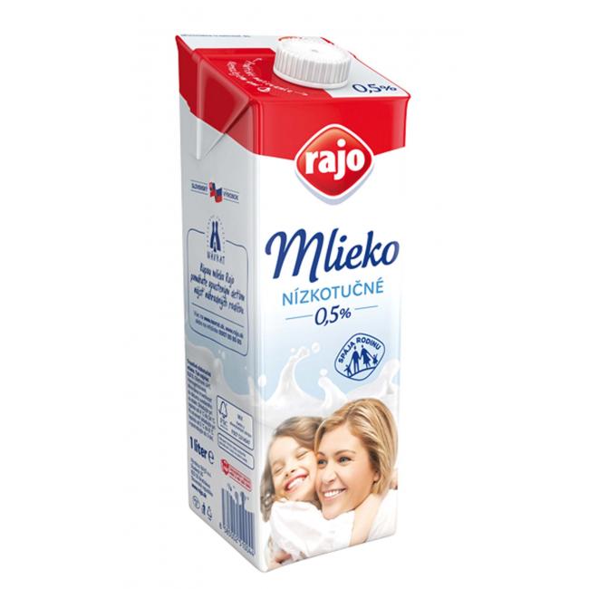 RAJO fettarme H-Milch 0,5 % 1 l