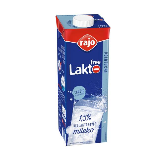 H-Milch Rajo teilentrahmte laktosefreie 1,5%ige Milch 1 l