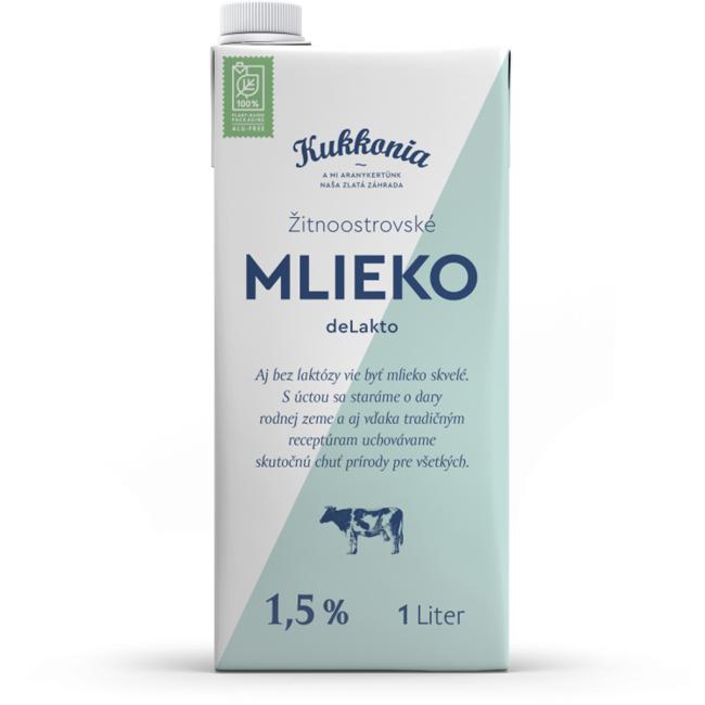 [PT421028] H-Milch Žitnoostrovské Kukkonia laktosefrei 1,5 % 1 ℓ