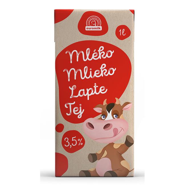 Euromilk H-Milch Vollfett 3,5 % 1 l