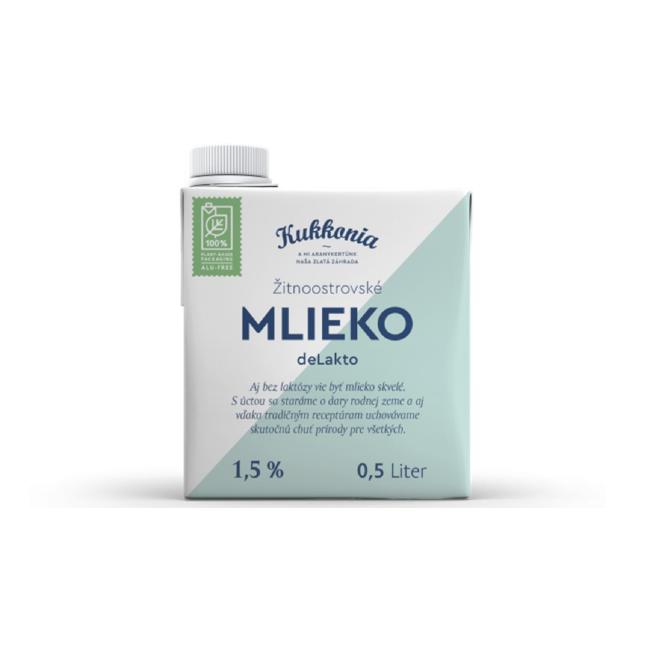 [PT421038] H-Milch Žitnoostrovské Kukkonia laktosefrei 1,5 % 0,5 ℓ