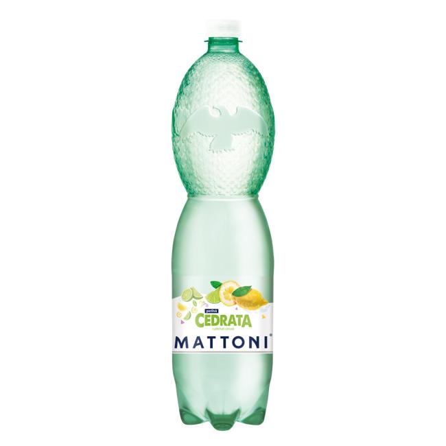 MATTONI aromatisiertes Mineralwasser - cedrata kohlensäurehaltig 6 x 1,5 l