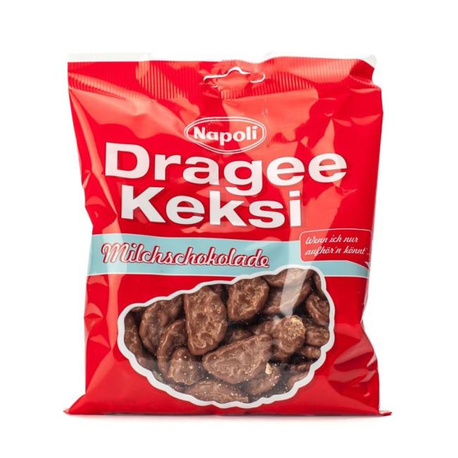 Dragee-Kekse aus Milchschokolade, 165 g