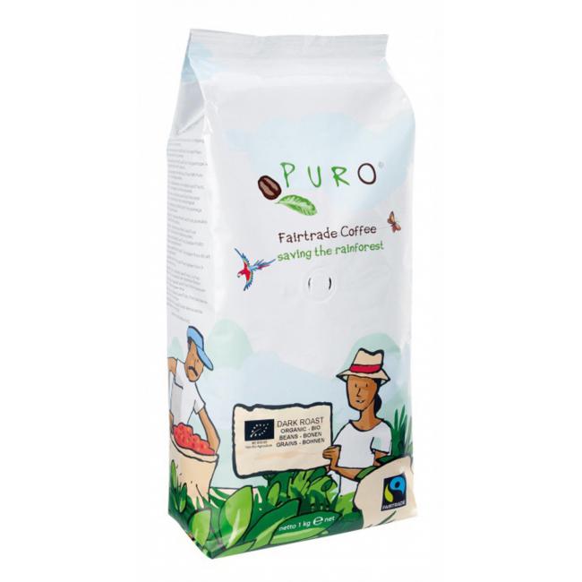 Fairtrade Puro Dark Roast Kaffeebohnen 1 kg