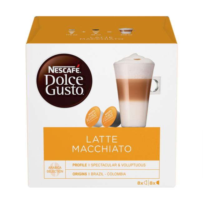DOLCE GUSTO Latte Macchiato Kaffeekapseln (16 Stück)