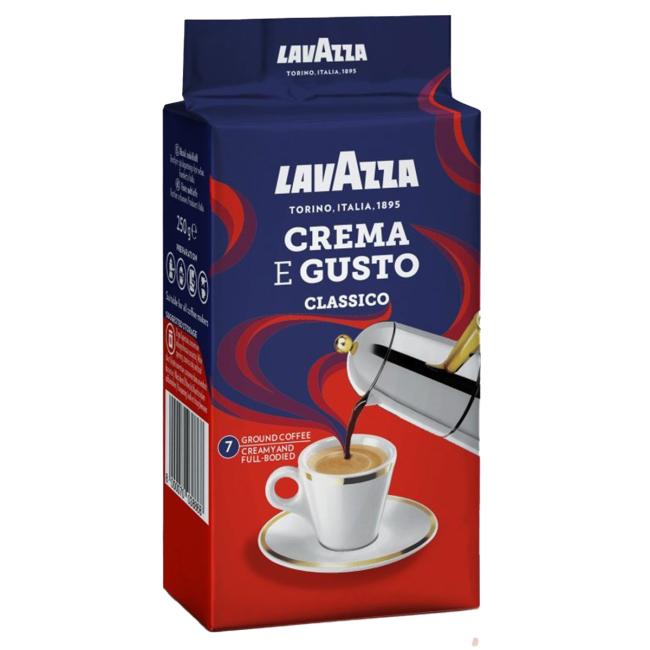 Gemahlener Kaffee LAVAZZA Crema e Gusto 250 g, vakuumverpackt