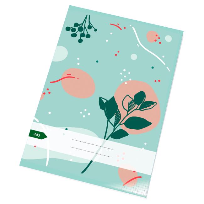 [BK044500] Notizbuch 445, A4, 40 Blatt, kariert