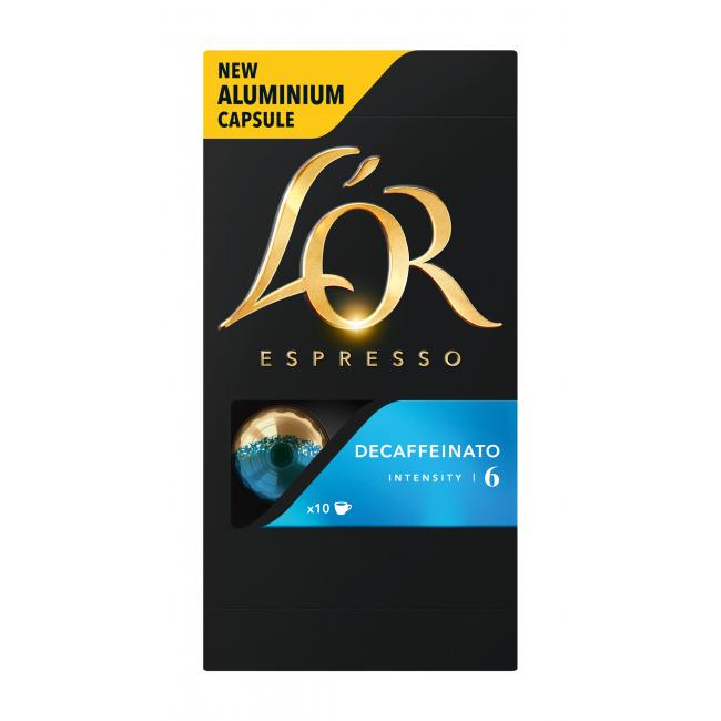 L'OR Entkoffeinierte Kapseln, 10 Kapseln, 52 g