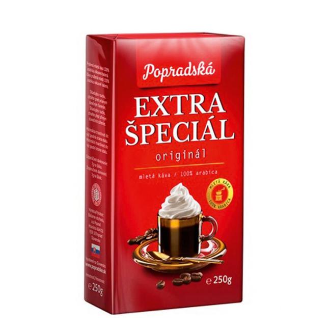 Popradska Extra Special gemahlener Kaffee 250g BOP