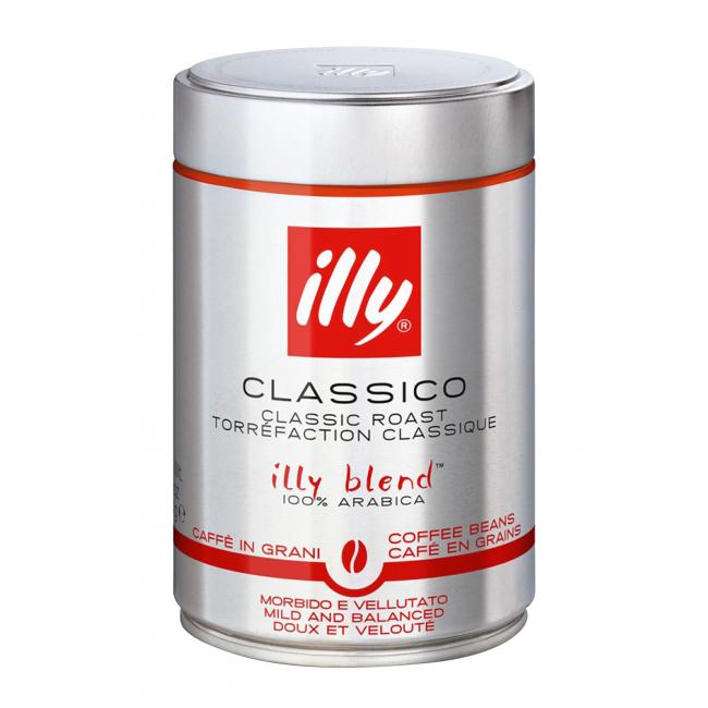 Illy Espresso Classico Kaffeebohnen in der Dose, 250 g