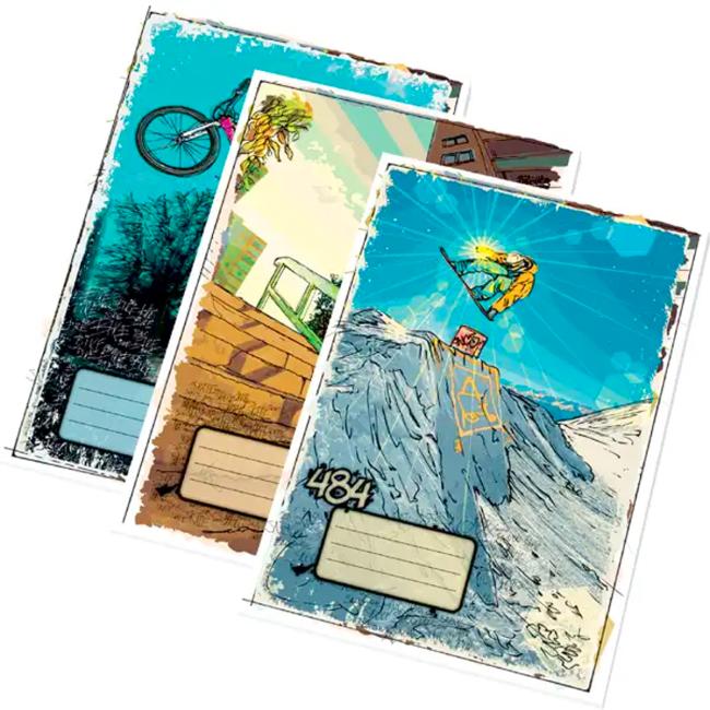 Notizbuch 480, A4, 80 Blatt, transparent