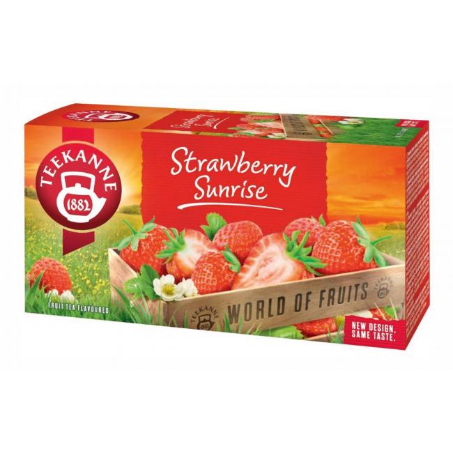 [PT604563] TEEKANNE Fruchtiger Erdbeer-Sonnenaufgang-HB-Tee 20 x 2,5 g