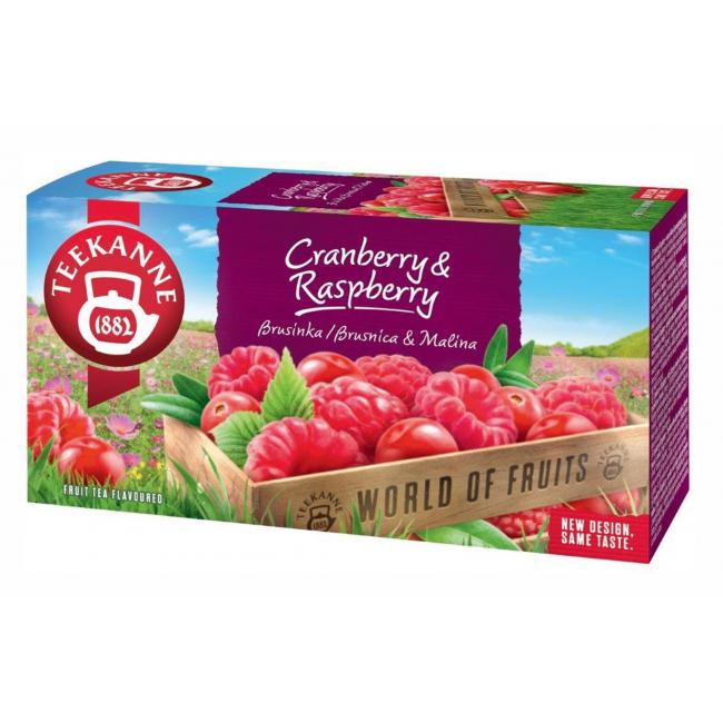 TEEKANNE Früchtetee HB Cranberry & Himbeere HB 20 x 2,25g