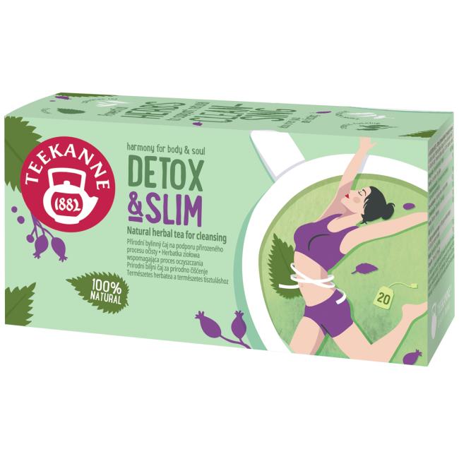 Tee TEEKANNE Harmony für Körper & Seele Detox & Slim HB 20 x 1,6 g