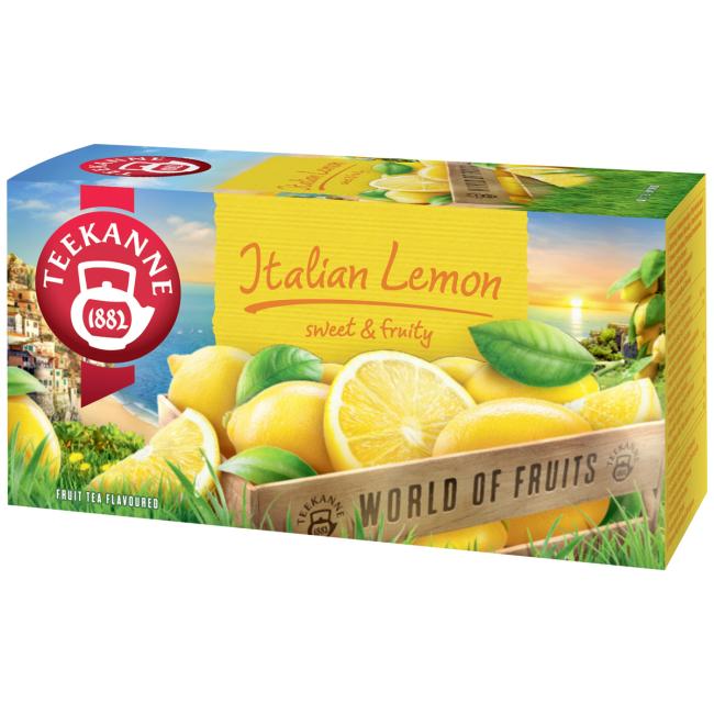 Tee TEEKANNE World Of Fruits Italienische Zitrone HB 20 x 2g