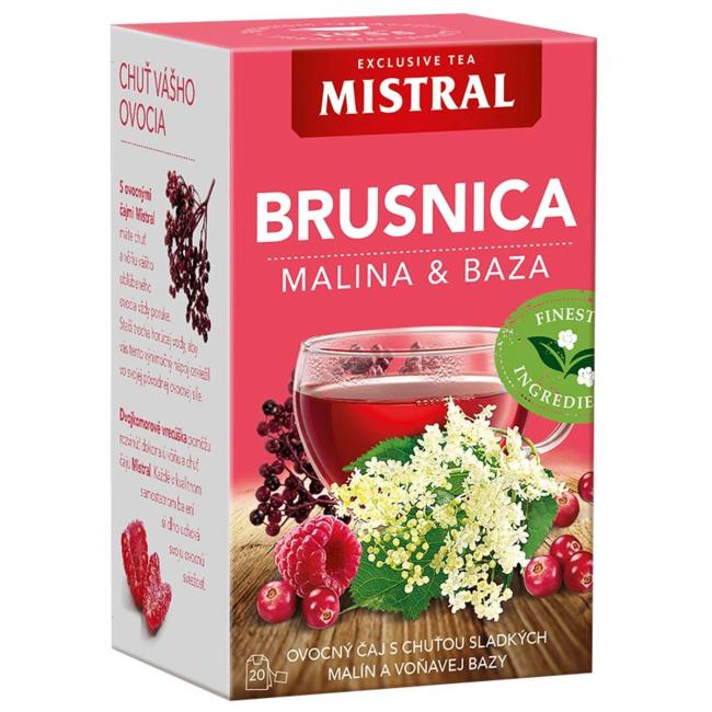 MISTRAL Früchtetee HB Cranberry, Himbeere und Holunderbeere 40 g