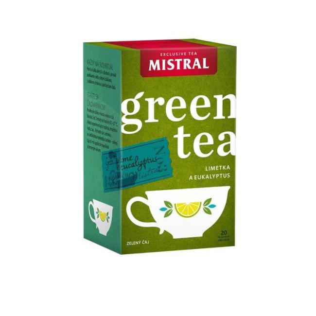 MISTRAL Grüner Tee Limette und Eukalyptus HB 30 g
