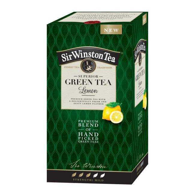 [PT604936] Sir Winston Grüner Tee Zitrone HB 20 x 1,75 g