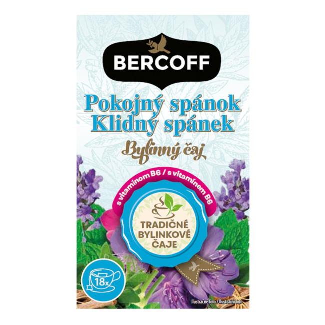 Bercoff Klember Kräutertee für einen erholsamen Schlaf mit Vitamin B6 HB 30 g