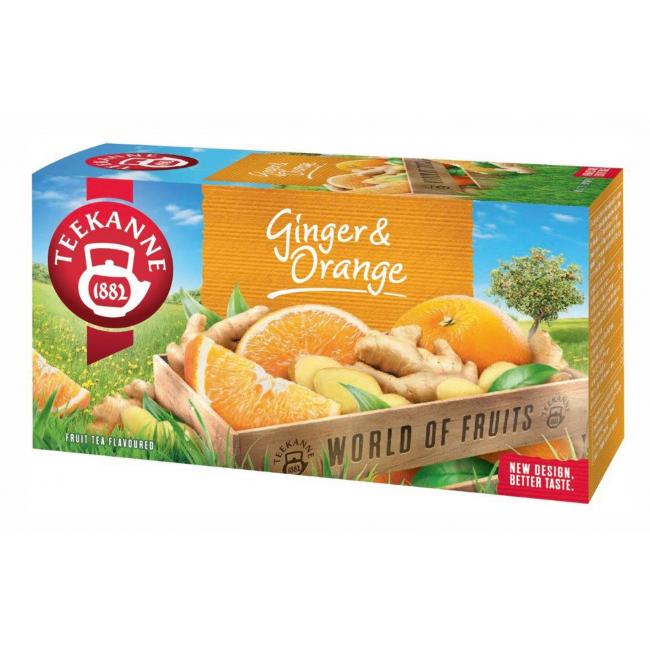 [PT606130] TEEKANNE Fruchtiger Orangen-Ingwer-HB-Tee 20 x 2,25 g
