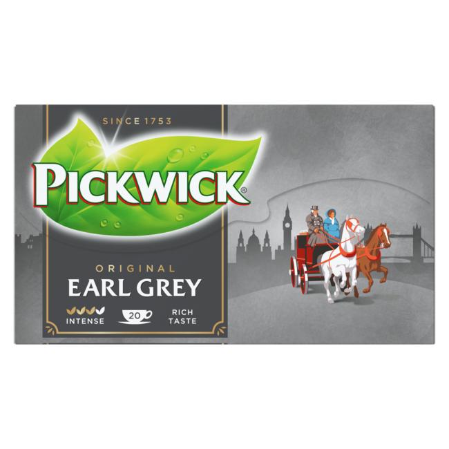 [PT619188] PICKWICK schwarzer Earl Grey Tee 20 x 1,75 g (35 g) / 20 x 2 g (40 g)