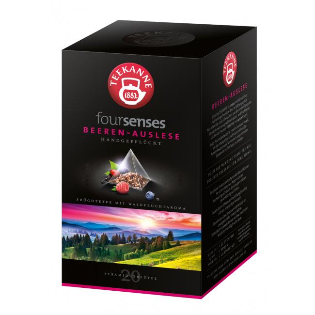 [PT647277] Tee TEEKANNE FOURSENSES Beeren-Auslese HB 20 x 2,75g