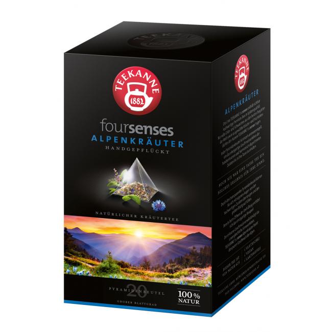 [PT647278] Tee TEEKANNE FOURSENSES Alpenkräuter HB 20 x 2g