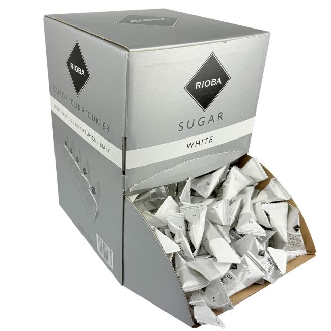 [PT681597] Rioba Weißzucker 500 x 4 g Pyramiden