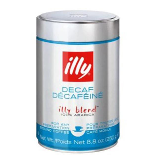 Illy Decaf entkoffeinierter Kaffee, 100 % Arabica, gemahlen in der Dose, 250 g