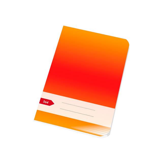 [BK056400] Notizbuch 564, A5, 60 Blatt, liniert