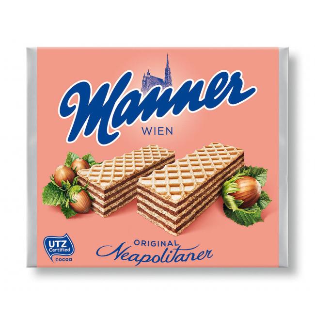 Manner Haselnusswaffeln 75 g