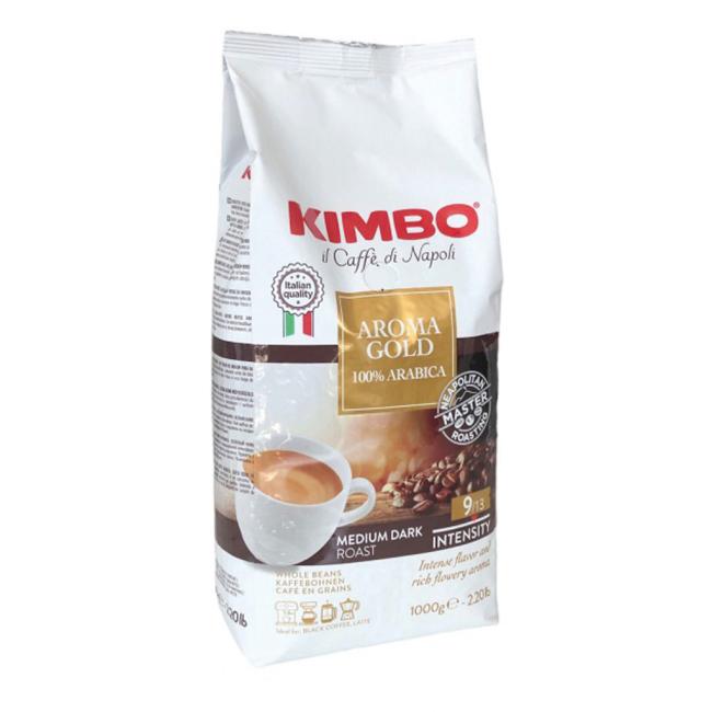 KIMBO Aroma Gold Kaffee, Bohnen 1 kg