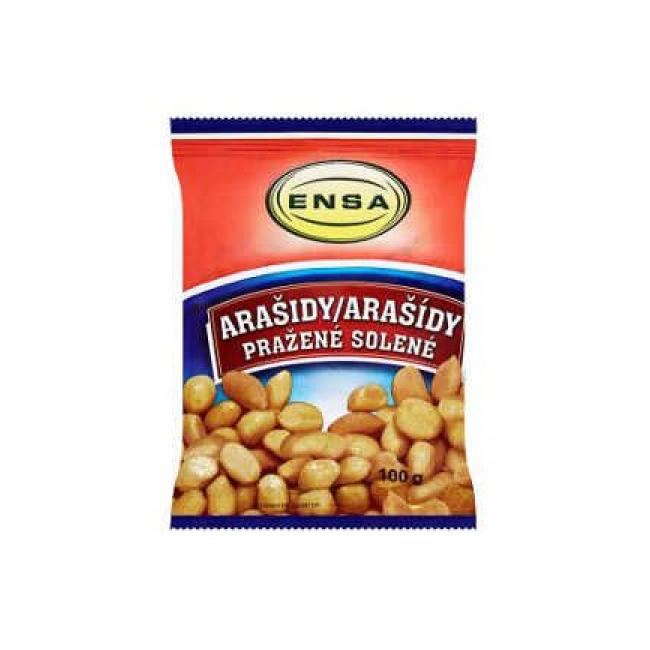 ENSA geröstete, gesalzene Erdnüsse 100 g
